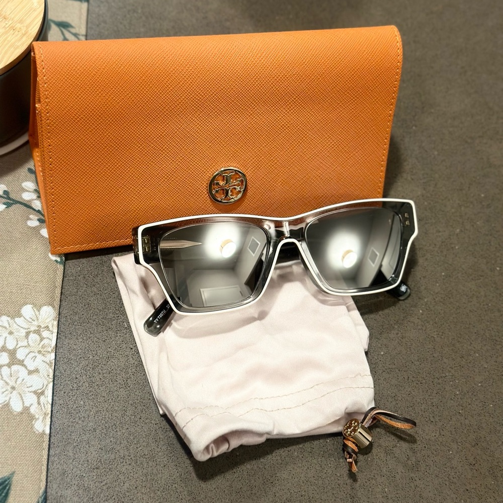 Tory Burch Women’s  Green & Ivory Sunglasses